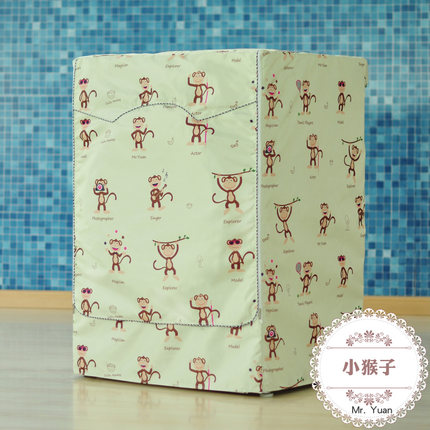 西门子三星海尔小天鹅LG博世美的三洋滚筒印花洗衣机罩防水防晒套