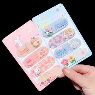 儿童碎发贴女童刘海魔术贴女孩刘海贴公主后脑勺发卡头饰宝宝发饰