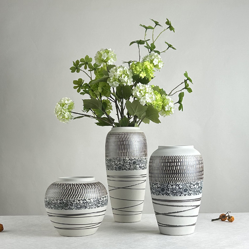 景德镇陶瓷花瓶轻奢高级感复古