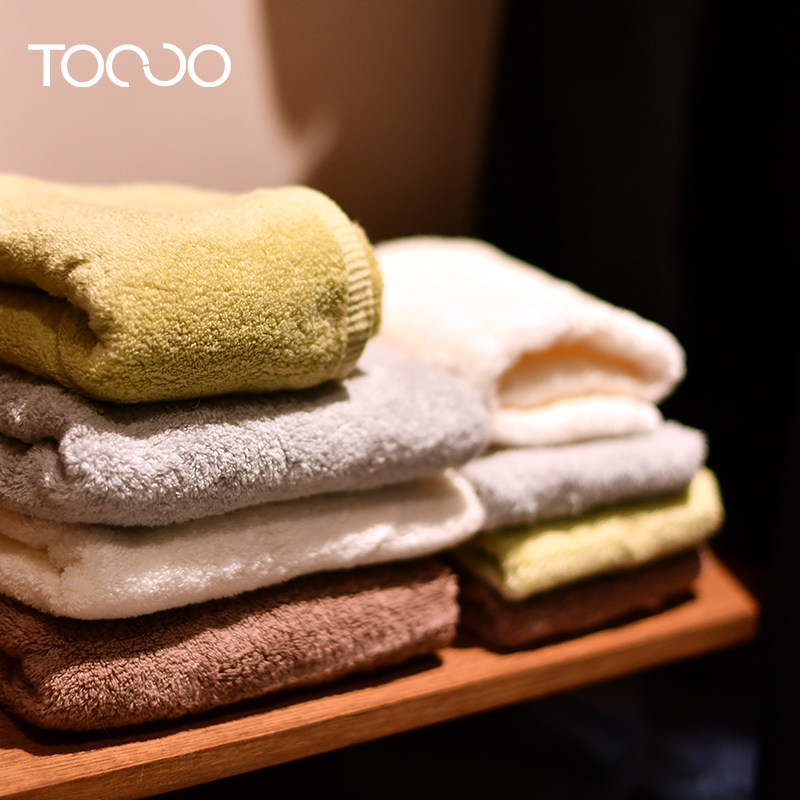 Tocco/洮卡 全棉素色柔风方巾洗脸巾毛巾 超柔软家用男女儿童适用