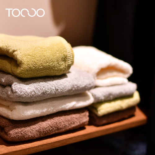 Tocco/洮卡 全棉素色柔风方巾洗脸巾毛巾 超柔软家用男女儿童适用
