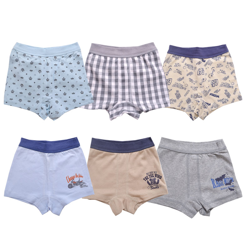 外贸男童四季纯棉内裤平角短裤衩