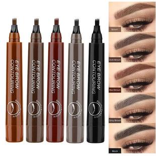 Tip Pencil Fork Tattoo Waterproof Colors Eyebrow Long