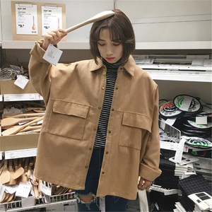 网红港风乌77女生帅气上衣长袖外套女装社会学生百搭复古bf风秋季