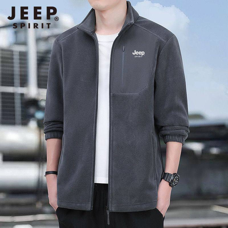 JEP吉普男士摇粒绒夹克新