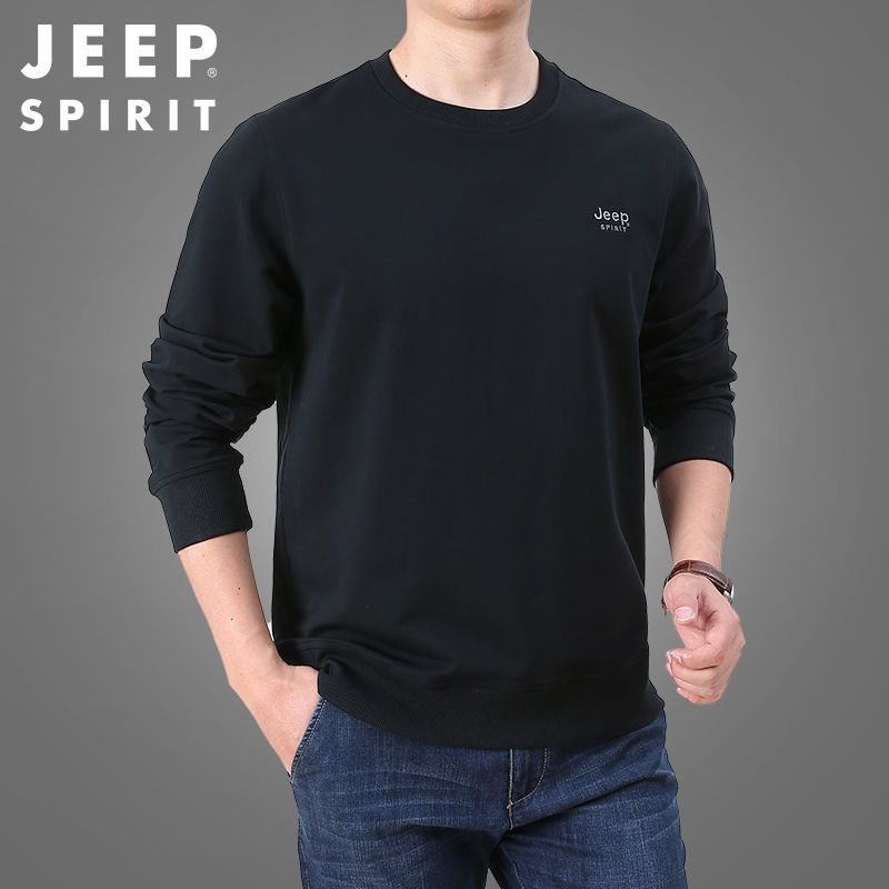 JEP吉普卫衣男加厚圆领长