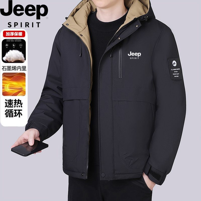 JEP吉普SlRT冬季棉服男加