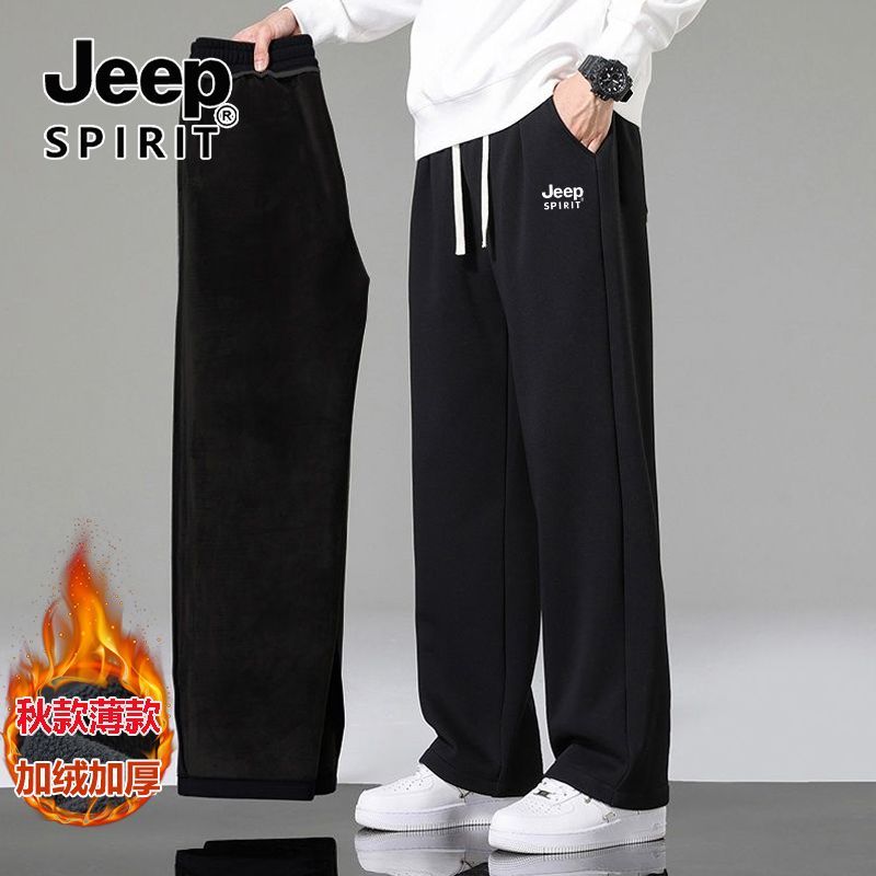 JEP吉普SlRT加绒裤子男装