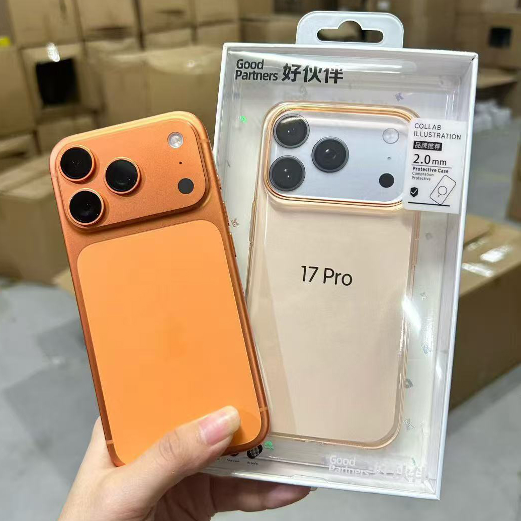 冰透系列 PC透明硬壳 适用苹果17 Pro Max iPhone16 14ProMax 苹果13 大孔简约透明壳 防摔保护套 新款