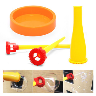 小吹棒泡泡配件喇叭棒工具七彩大泡泡手吹泡泡幼儿科教泡泡秀学具