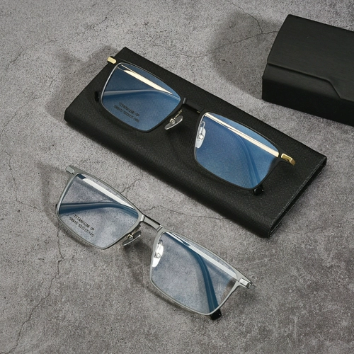 Super Light Pure Titanium Миопические очки мужская рама может соответствовать нескольким мужским смене цвето