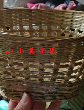 云南手工篮子水果实用竹编