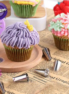 美国惠尔通(Wilton)花嘴1M 2D 4B 67 103 104 124 多种韩式裱花嘴