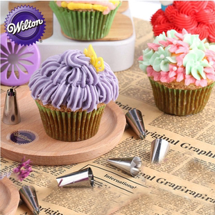 美国惠尔通(Wilton)花嘴1M 2D 4B 67 103 104 124 多种韩式裱花嘴