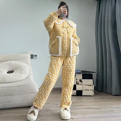 pinkgrape珊瑚绒可外穿睡衣特厚