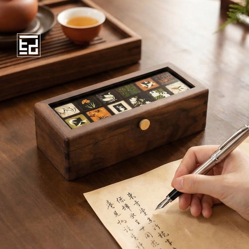实木钢笔盒，珍藏每一支心爱之笔