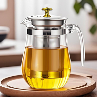 飘逸杯大容量玻璃茶壶可全拆茶道杯洗内胆过滤家用泡茶壶实惠茶具