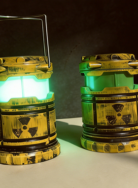 微型核反应堆核能核辐射氛围模型