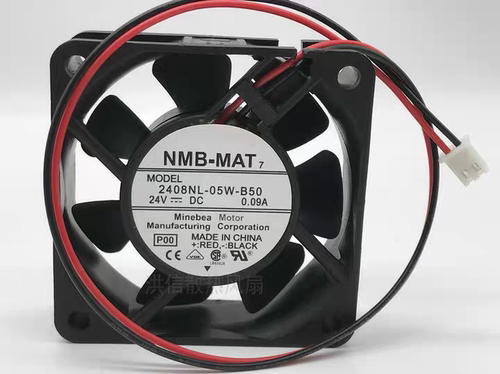 NMB-MAT  2408NL-05W-B50 DC24V 0.09A 6CM 变频器散热风扇