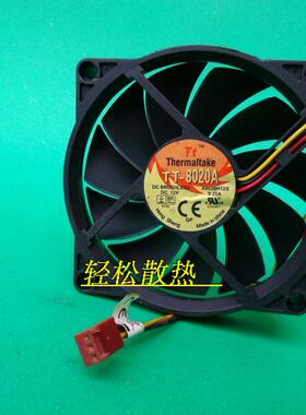 TT-8020A 8CM电脑机箱风扇静音12V 0.20A R128020SL/A8020H12S
