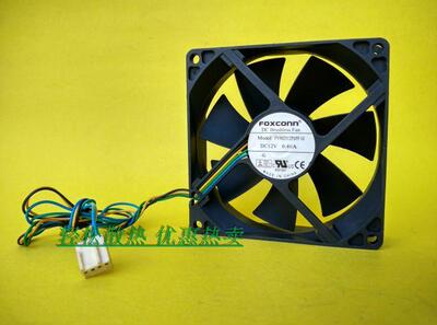 富士康 PV902512PSPF 0D 12V 9CM大风静音机箱电源风扇0.40A 4线