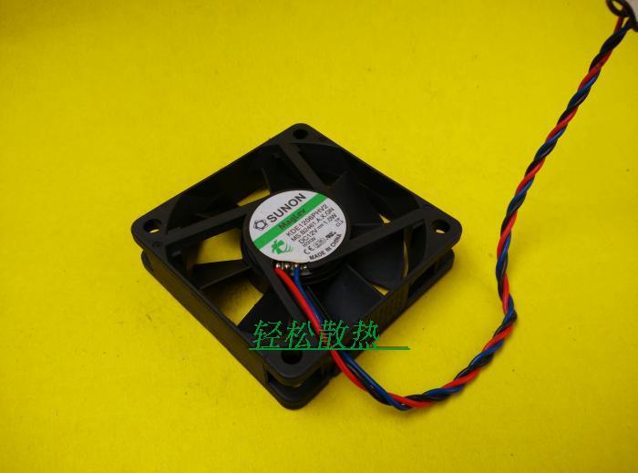 原装SUNON/建准6厘米6015三线风扇 KDE1206PHV2 DC 12V 1.0W