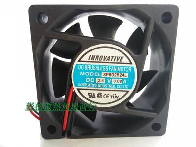 24V 6CM静音风扇！LTD 创新  SP602524L 6025  0.08A 风扇2线