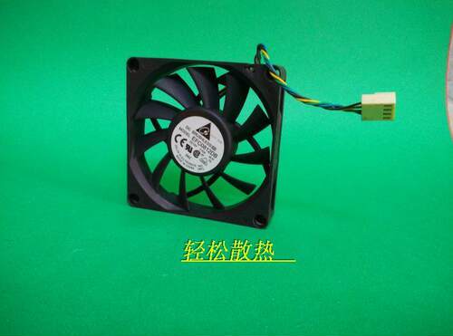 台达 8015 12V 0.50A 8CM 温控调速大风 电脑 机箱风扇 EFC0812DB
