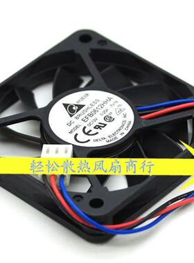 台达 EFB0612HHA 6010 6厘米大风量超薄机箱风扇双滚珠 12V0.25A