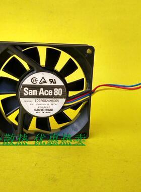 三洋 109P0824M6D05 24V 0.07A 8020/8厘米/变频器工控服务器风扇