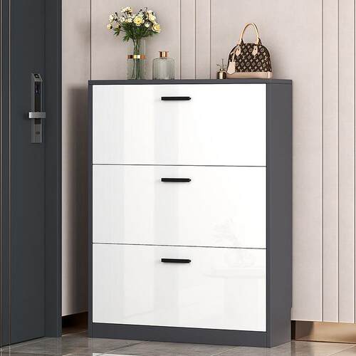 送货上门免打孔固定经济超薄鞋柜