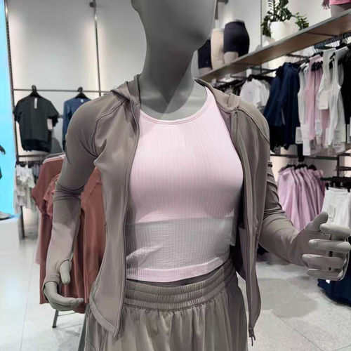 澳洲Lululemon Wunder Train 女士运动拉链连帽夹克短款 瑜伽健身