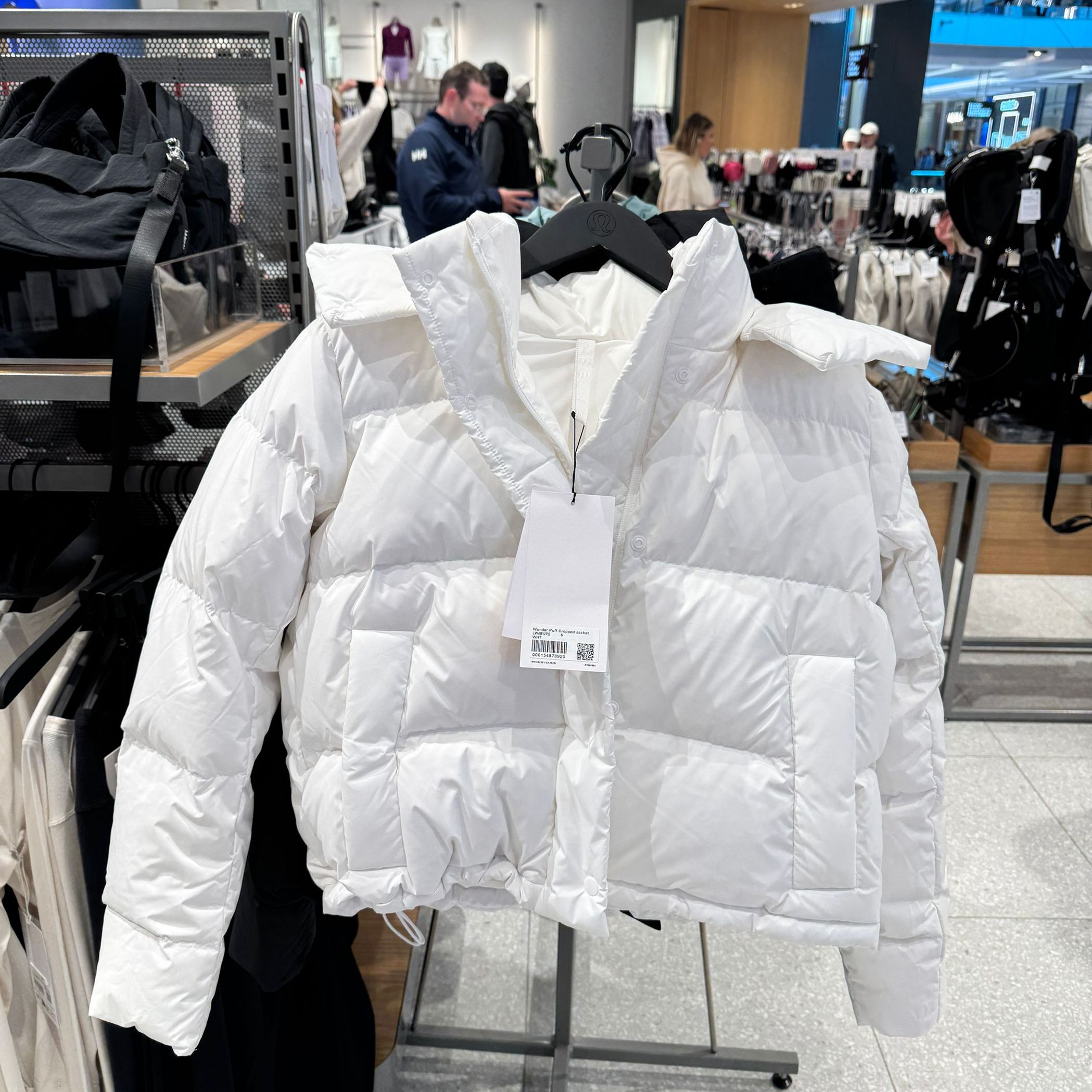 澳洲Lululemon Wunder Puff 四格泡芙羽绒服外套连帽防风保暖拒水