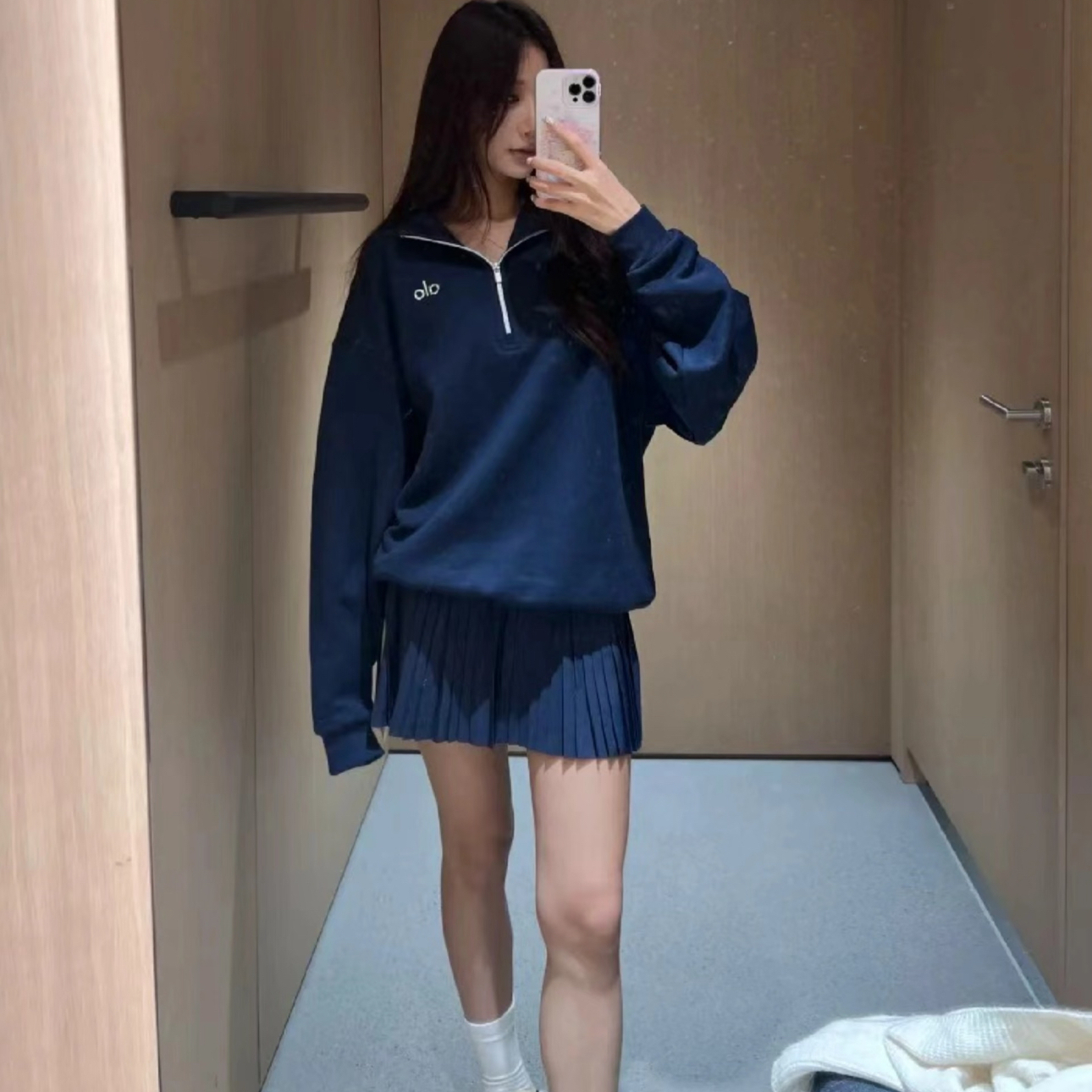 澳洲ALO Yoga Accolade 1/4 Zip Pullover女士半拉链长袖卫衣