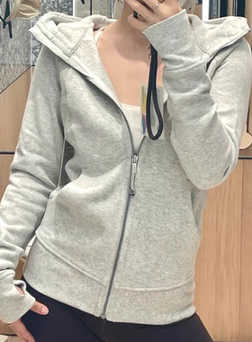 澳洲代购Lululemon Scuba Hoodie 连帽外套女子修身加绒春秋运动