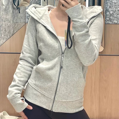 澳洲代购Lululemon Scuba Hoodie 连帽外套女子修身加绒春秋运动