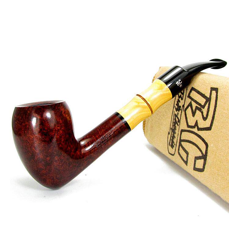 法国 BC 竹节 bamboo-1550 石楠木 烟斗 送配件