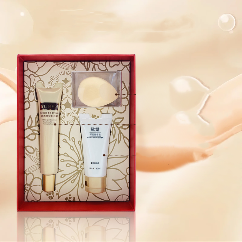 蕊痕bb霜晶透精华粉底霜遮瑕韩国熊津化妆品蕊痕官方正品