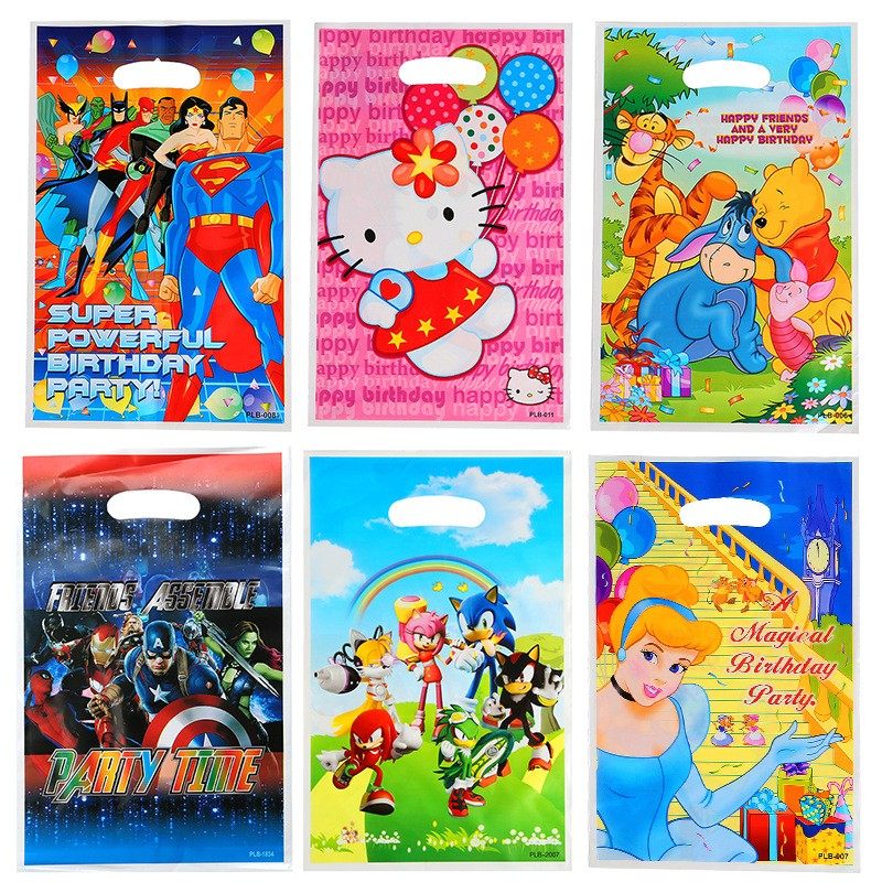 10个装珠光膜礼品袋儿童生日派对回礼袋卡通礼物袋子珠光膜袋,包装,生日礼品包装,淘宝优惠券,粉丝福利购,淘宝优惠卷