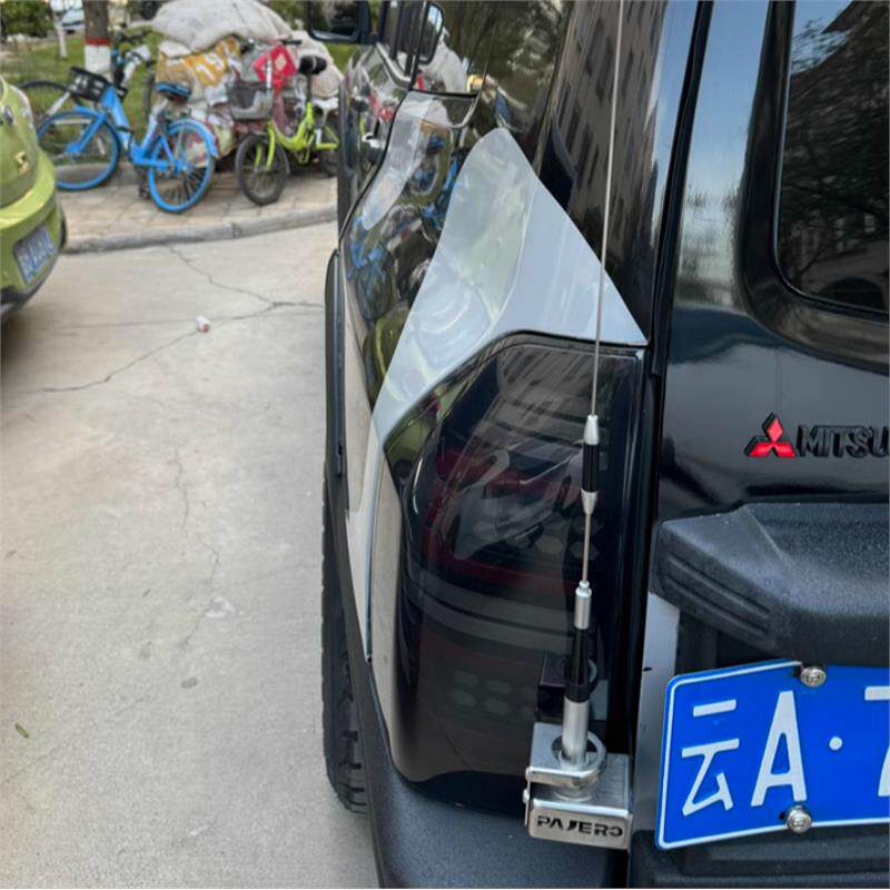 三菱 帕杰罗V73 V77 V87 V93 V97专用不锈钢尾门防盗天线支架夹边