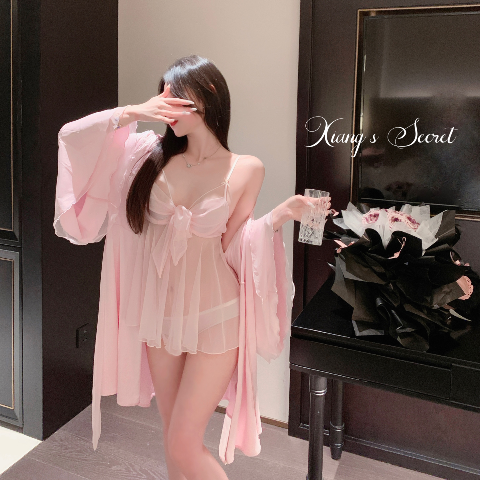 网纱春夏甜美纯欲睡裙