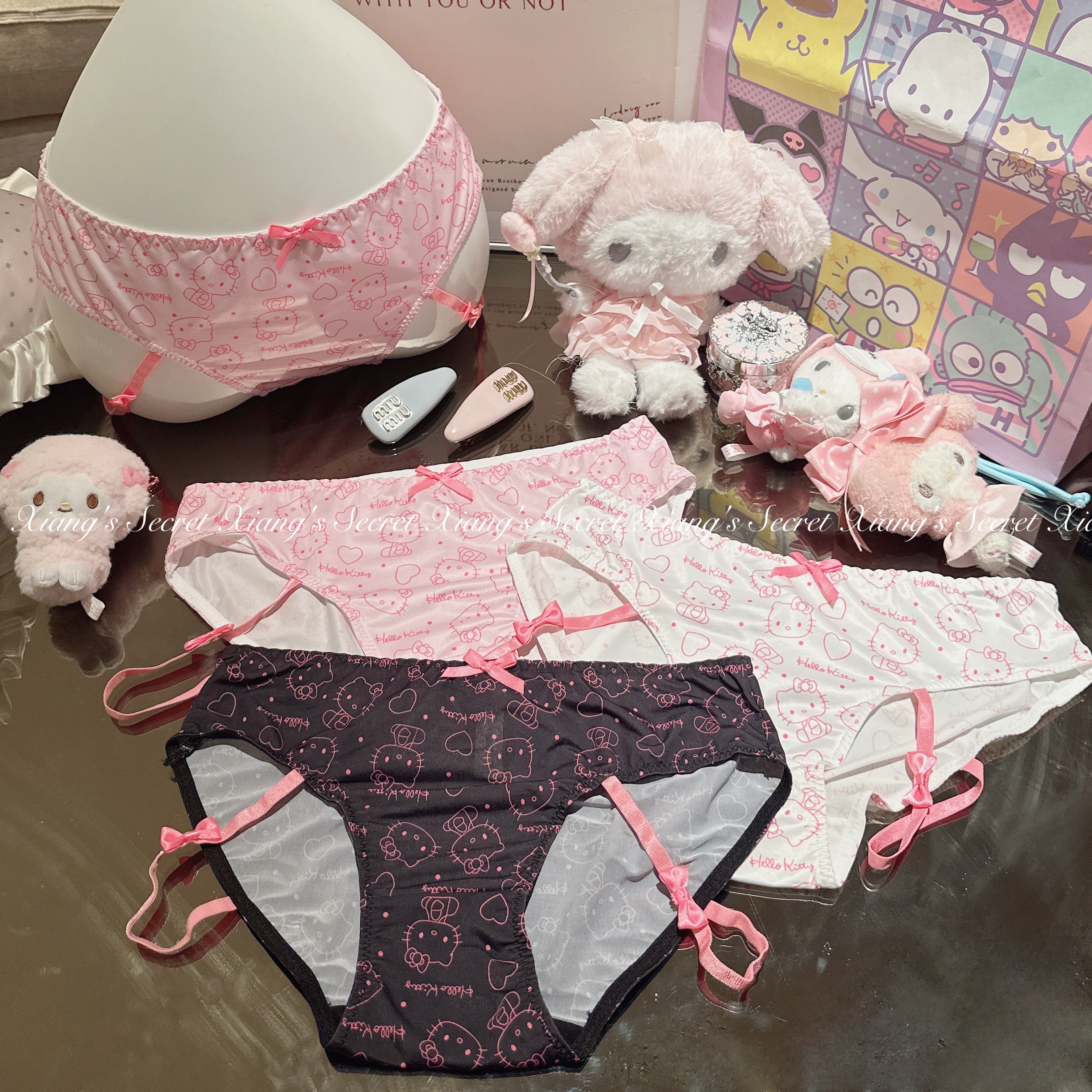 纯欲kitty性感可爱内裤冰丝