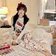 秘密 小小kitty 纯棉长袖 香香 长裤 日系甜美家居服可爱睡衣秋冬