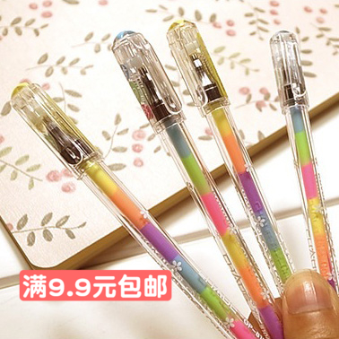少女心一支多色水粉笔