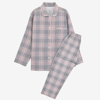 无简母鸡睡衣男女士全棉法兰绒加厚磨毛纯棉秋冬情侣家居服套装