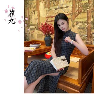 EACH崔九【念故人】春夏款连衣裙文艺苏式江南新中式改良旗袍套装