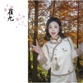 小鹿 秋冬款 加绒连衣裙少女新中式 EACH崔九 改良旗袍马甲套装