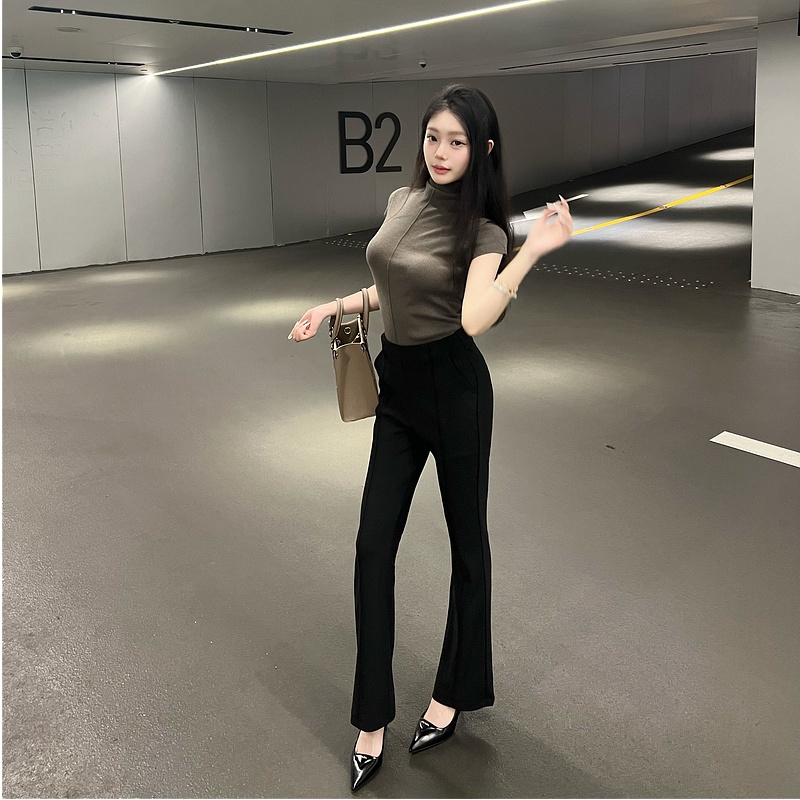 M900裤子女休闲裤显瘦高腰春秋
