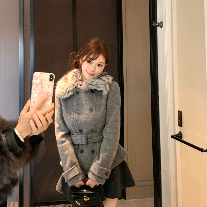 M900毛呢外套女秋冬2026新款高级感短款小个子超好看呢子收腰百搭,女装/女士精品,短外套,淘宝优惠券,粉丝福利购,淘宝优惠卷