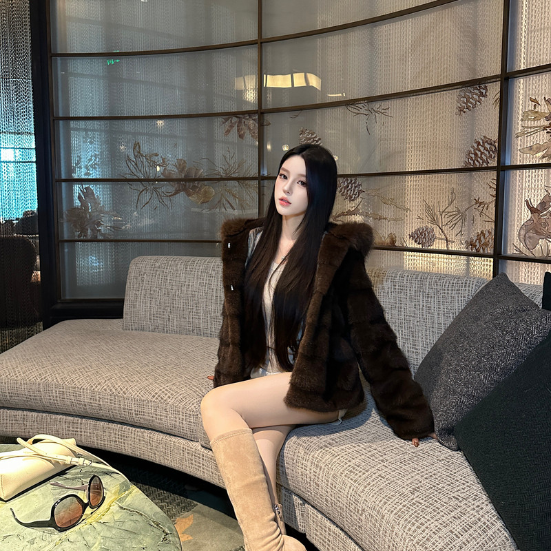 M900环保毛外套女秋冬季2026新款环保毛领洋气短款小个子秋冬百搭,女装/女士精品,短外套,淘宝优惠券,粉丝福利购,淘宝优惠卷